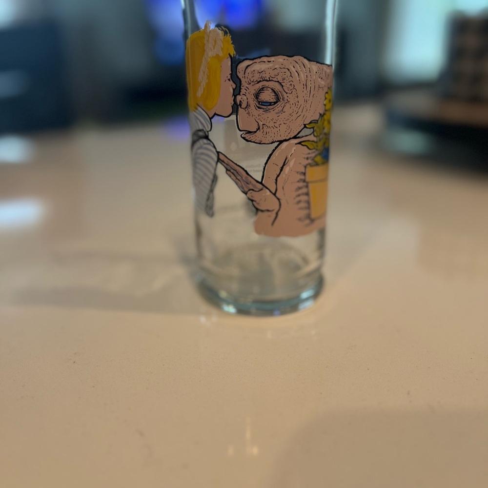 E.T. And Gertie Vintage Glass Tumbler